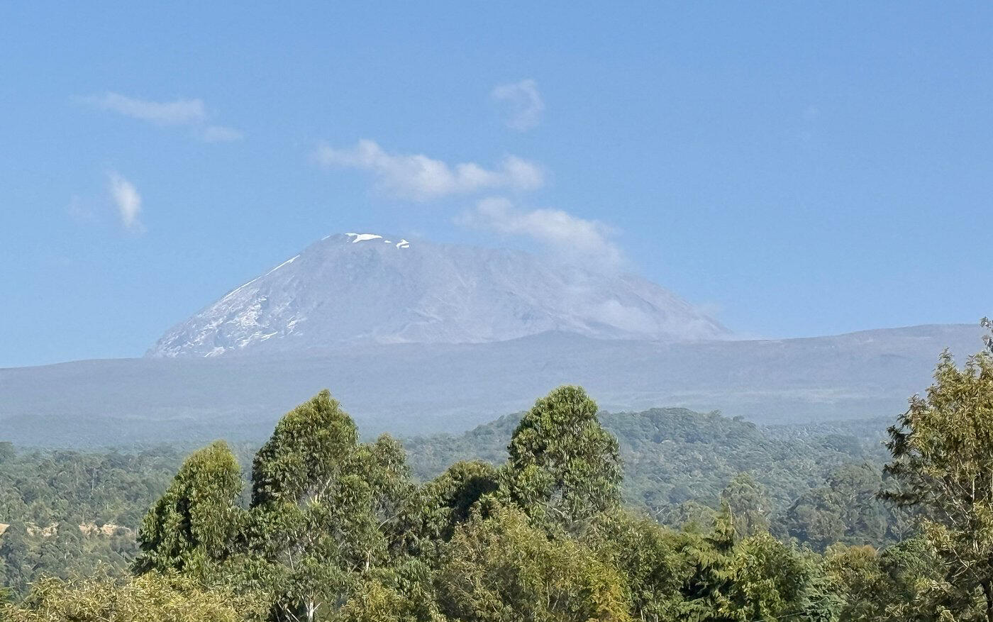 Kilimanjaro Day Hike Experience in Tanzania Scenic view of Mount Kilimanjaro, Africa’s highest mountain, during a nature and hiking experience in Tanzania